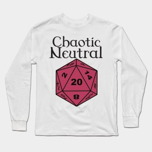 Chaotic Neutral Alignment Long Sleeve T-Shirt